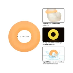 Clearance LoversStores Alpha Liquid Silicone Glow-In-The-Dark Prolong Medium Cock Ring