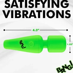 Online LoversStores Bang! Glow-in-the-Dark Mini Wand Vibrator