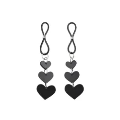Best LoversStores Black Heart Nipple Ties