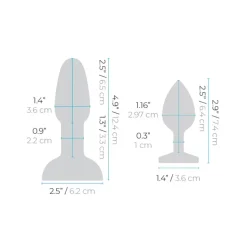 New LoversStores b-Vibe ASStronaut Glow-in-the-Dark Butt Play Set