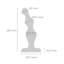 Online LoversStores b-Vibe Stainless Steel Anal Beads