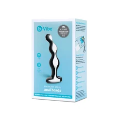 Online LoversStores b-Vibe Stainless Steel Anal Beads