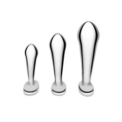 Outlet LoversStores b-Vibe Stainless Steel Prostate Training Set