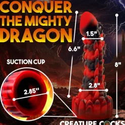 Best LoversStores Creature Cocks Demon Rising Scaly Dragon Dildo