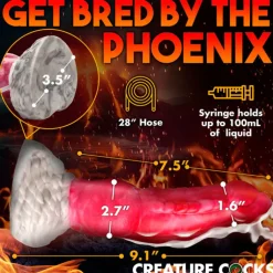 Outlet LoversStores Creature Cocks Resurrector Phoenix Squirting Dildo