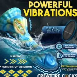 Fashion LoversStores Creature Cocks Sea Stallion Vibrating Dildo with Remote