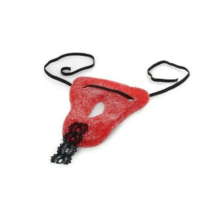 Hot LoversStores Edible Gummy Crotchless Panties Strawberry