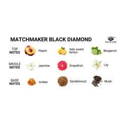 Fashion LoversStores Eye of Love Matchmaker Black Diamond Pheromone Massage Candle