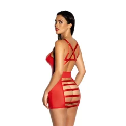 Discount LoversStores Fetish Bondage Open Cup Babydoll Dress