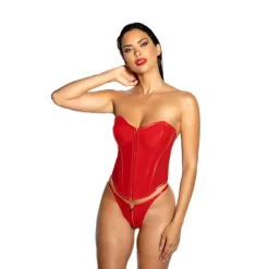 Clearance LoversStores Fetish Rider Bustier Set