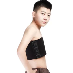 Best LoversStores Gender Fluid Strapless Chest Binder Black