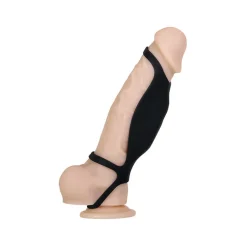 Online LoversStores Gender X Rocketeer Triple Ring Vibrating Cock Sheath