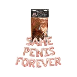 Outlet LoversStores Glitterati Same Penis Forever Balloon Banner