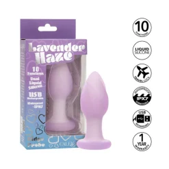 Outlet LoversStores Lavender Haze Ridge Vibrating Butt Plug