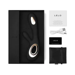 Sale LoversStores LELO Soraya Rabbit Wave Vibrator Black
