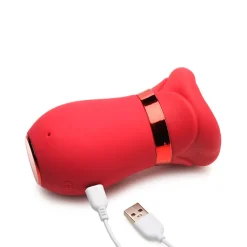 Clearance LoversStores Lickgasm Kiss Me More Sucking & Vibrating Clitoral Stimulator