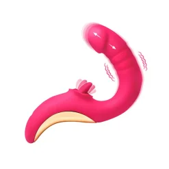 Clearance LoversStores Lickgasm Tease & Please Thrusting & Licking Vibrator