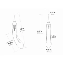 Clearance LoversStores Lovense Hyphy Bluetooth Controlled Dual-Ended Vibrator