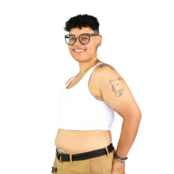 Hot LoversStores Mid-Length Binder White