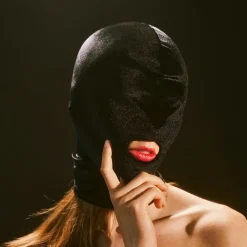 Best LoversStores Ouch! Velvet Mask with Mouth Opening