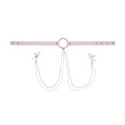 Best LoversStores Peaches 'n CreaMe Collar with Nipple Clamps