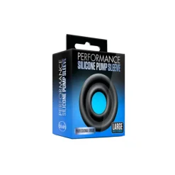Sale LoversStores Performance Large 2.5" Black Silicone Pump Sleeve