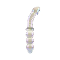 Sale LoversStores Playboy Pleasure Jewels Double Glass Dildo