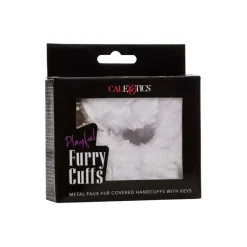 Hot LoversStores Playful White Furry Cuffs