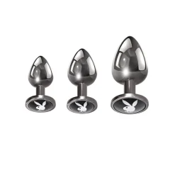 Online LoversStores Pleasure 3 Ways Butt Plug by Playboy Pleasure
