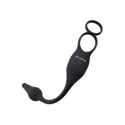 Hot LoversStores Plug & Tug Vibrating Cock Ring Butt Plug