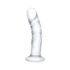 Fashion LoversStores 7" Curved Realistic Glass Dildo