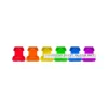 Hot LoversStores Rainbow Shot Glass Set
