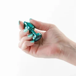 Outlet LoversStores Rear Assets Petite Metal Jewel Butt Plug