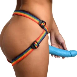 Discount LoversStores Ride The Rainbow Strap-On Harness
