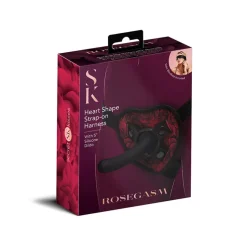 Online LoversStores Rosegasm Heart Shaped Strap-On Harness Kit