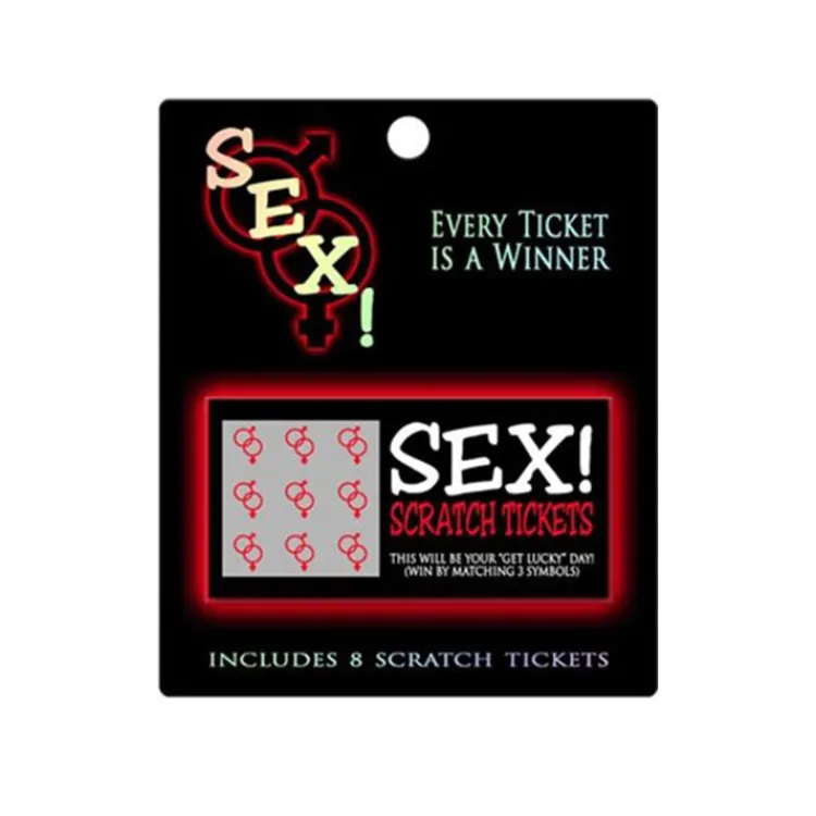 Discount LoversStores Sex! Scratch Tickets