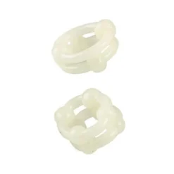 Sale LoversStores Silicone Island Double Stacker Cock Rings