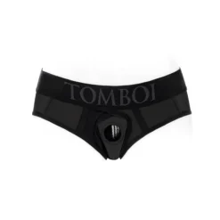 Discount LoversStores SpareParts Tomboi Cover Brief Style Underwear & Harness Black