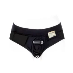 Discount LoversStores SpareParts Tomboi Cover Brief Style Underwear & Harness Black