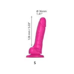 Outlet LoversStores Strap-On-Me Sliding Skin Realistic Dildo