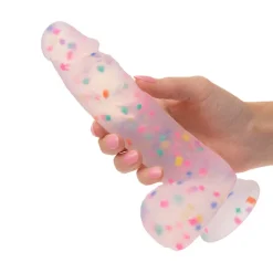Fashion LoversStores Studs Party Boy 6in Confetti Dildo
