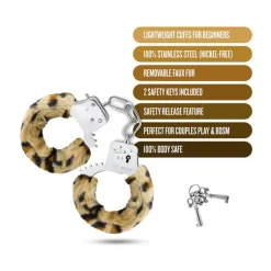 Outlet LoversStores Temptasia Furry Leopard Handcuffs