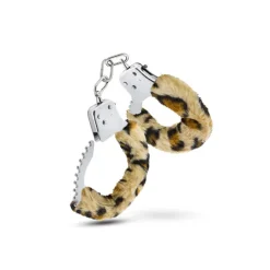 Outlet LoversStores Temptasia Furry Leopard Handcuffs