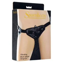 Clearance LoversStores Vibrating Velvet Harness